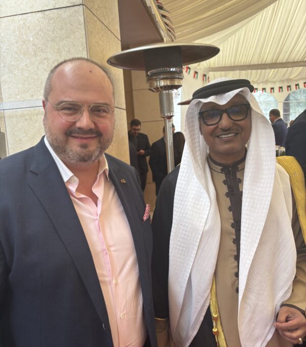 Attending the 64th Anniversary of independence and the 34th Anniversary of Liberation of the State of Kuwait with H.E. Ambassador of the State of Kuwait Mansour Saad Al Olaimi